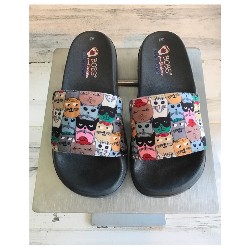 Sketchers Bobs Kittie slides W5 never worn
